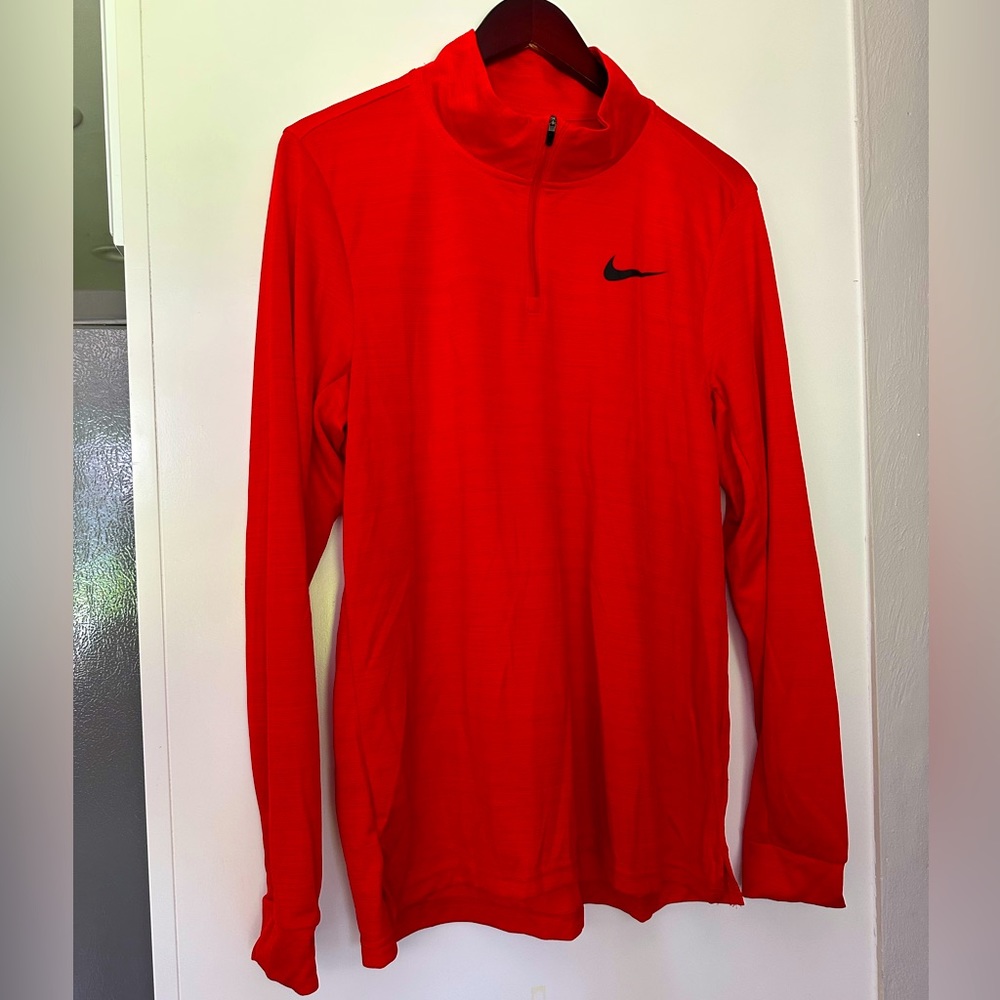 Nike Men’s Red Dri-fit 1/4 Zip